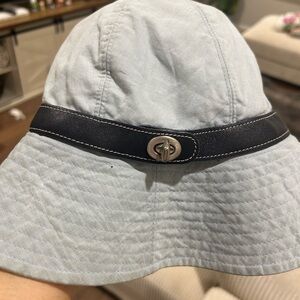 Coach Blue and black Patterned Hat